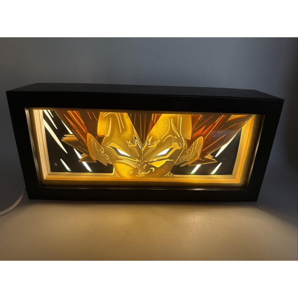 Dragon Ball Anime Decor 3D LED Light‎ Box Night Light Paper Cut NIB